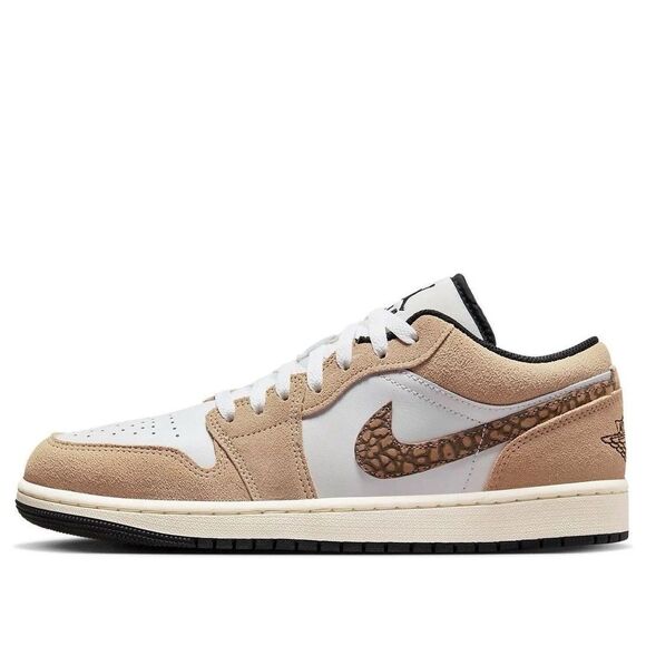 Size 15 Nike Air Jordan 1 SE Low Brown Elephant Men Basketball Shoes DZ4130-201 main image 4